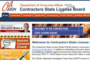 CSLB - Check A License